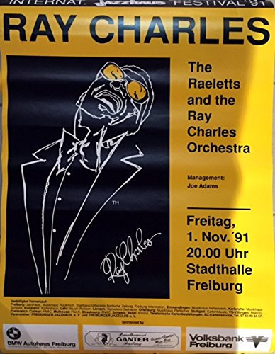 Ray Charles – 60 x 80 cm Kunstdruck/Poster
