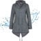 BMS Regenmantel 100% wasserdicht - cool grey - 38