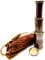 J. Scott London Spyglass Royal Antik Look Teleskop Vintage Pirat massivem Messing & Echt Leder