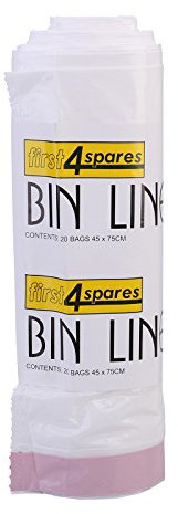 First4spares Premium 30 Ltr Bin Liners for Brabantia 30 Ltr Bins - 20 Bags per roll