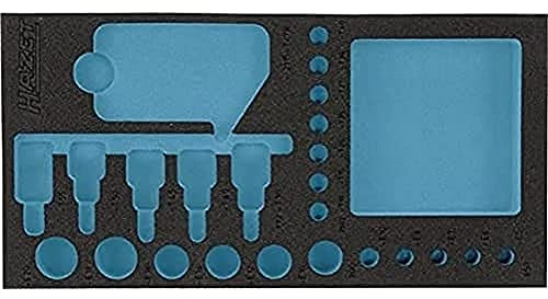 HAZET 2-Komponenten Weichschaumeinlage 163-192L, Länge 342 mm | Länge 342 mm, Breite 172 mm, 40 g, 1/3 (342 x 172 mm) / auch für HAZET 165-L , L x B: 342 mm x 172 mm