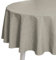 Pichler CORDOBA_170_PL hochwertig und bügelfrei - Tischdecke rund 170 cm platin