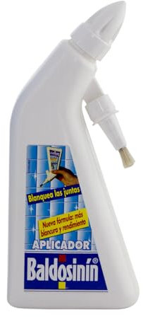 BALDOSININ| Blanquea Juntas | Aplicador Pincel | Contiene Pigmentos Blanqueantes | Uso Directo |No es Necesario Diluir en Agua | Contenido 200 ml