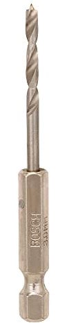 Bosch Professional Holzspiralbohrer mit 1/4- Sechskantschaft HSS (Ø 3 mm)