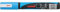 uni-ball 186247 - Marqueur fenêtre & craie UNI CHALK PWE-5M, 1,8 - 2,5 mm, pointe ogive, bleu clair