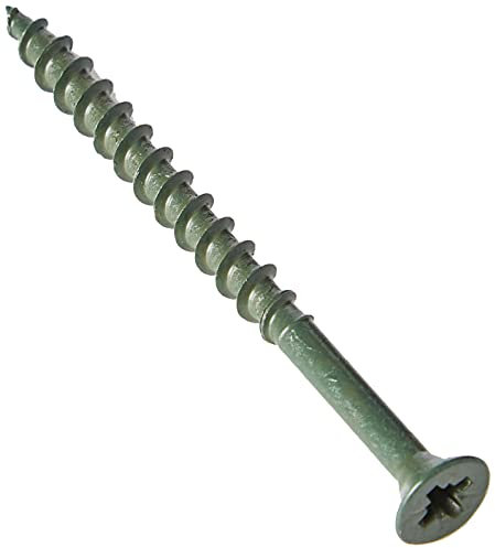 Forgefix DS4560 Vis à bois empreinte Pozidriv Traitement vert anticorrosion