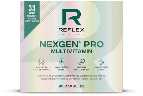 Reflex Nutrition Nexgen Pro Multivitamin (90 Capsules) Standard - Vitamins, Minerals & Health - Vitamins & Mineral Complex