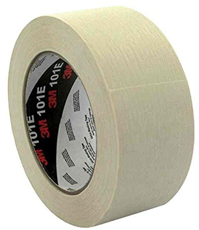 3M 1013650 Krepp-Klebeband 101E, 36 mm x 50 m, Papier, beige