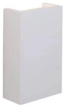 Saxby Mornington 2W White Plaster Modern Decorative Compact LED Up Down Wall Light