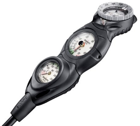 Suunto 3er Konsole mit CB-ONE Finimeter - SM-16 Tiefenmesser und SK-8 Kompass