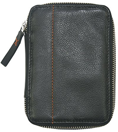 Premium Diabetiker Etui mini aus echtem Nappaleder - Isolierende Insulinpumpen Tasche für Reisen - Diabetes Organizer für Blutzuckermessgeräte, Insulinpen und Zubehör (10,5 x 15 x 3 cm)