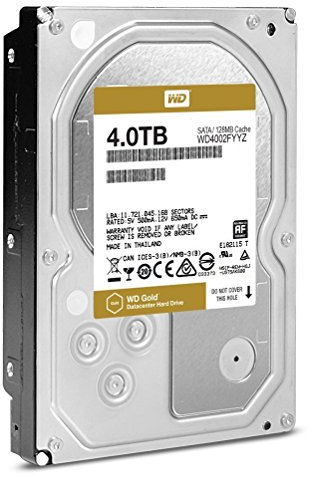 Western Digital WD4002FYYZ Hard Disk WD Gold di Classe Enterprise, 4 TB