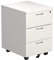Office Hippo Heavy Duty 3 Drawer Mobile Pedestal Storage Cabinet, Office Storage, Office Cabinet with Lockable Storage, 5 Year Wty - White