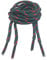 Big Laces Round Bootlaces 4mm wide (Cedar Green Red,140cm)