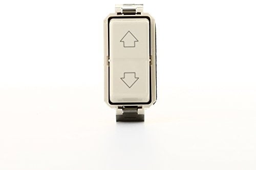 VIMAR 08280 8000 Pulsante commutatore 1P 10 A 250 V~ (3 morsetti) con frecce direzionali e posizione OFF centrale