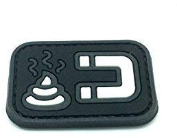 Shit Magnet PVC Airsoft Paintball Klett Moral Flicken