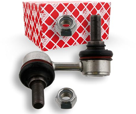 febi bilstein 24927 Verbindungsstange mit Sicherungsmuttern, 1 Stück | Kompatibel mit: HYUNDAI TRAJET