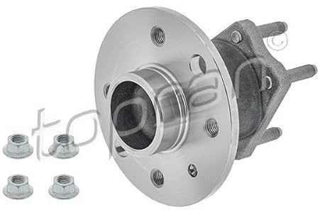 TOPRAN Kit de roulement de roue 205 208 Essieu arrière gauche Essieu arrière droit Diamètre extérieur: 136mm Roulement de roue intégré au moyeu de roue avec écrou avec goujon fileté