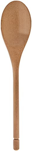 Tescoma 637313 Woody Cucchiaio Ovale, Legno Naturale, 20 cm
