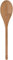 Tescoma 637313 Woody Cucchiaio Ovale, Legno Naturale, 20 cm