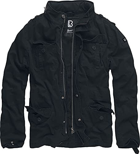 Brandit Britannia Jacket, Uomo, Black, XXL