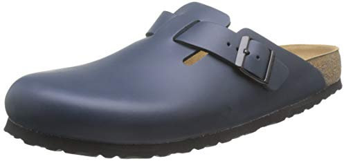Birkenstock Damen Clogs Boston ESD Blau schmales Fußbett39