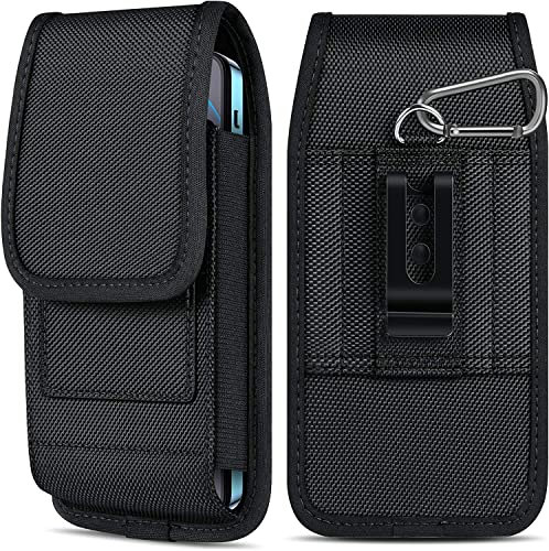 Belt Loop Hook Carabiner Holster Velcro Closure Nylon Bag Pouch Case For iPhone 11 12 13 14 X XS XR 11 Pro
