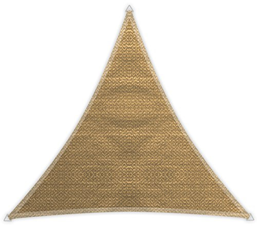 Windhager 10963 Tenda a vela triangolare Patio 3,6 m canna colore, Tela