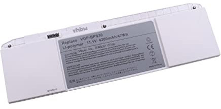 vhbw Akku kompatibel mit Sony Vaio SVT1311M1ES, SVT1311S2CS, SVT1311W1E, SVT1311X9E Notebook (4200mAh, 11,1V, Li-Polymer)