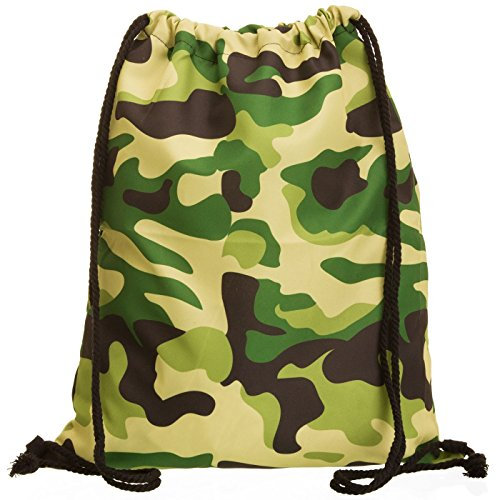Compagno Turnbeutel Fullprint Rucksack Beutel Tasche Sport-Beutel, Rucksack Farbe:Camouflage