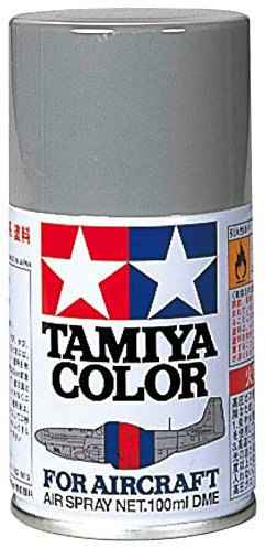 TAMIYA 86511 AS-11 Seegrau (mittel) matt (RAF) 100ml - Sprühfarbe für Plastikmodellbau, speziell für Flugzeugmodelle, Modellbau und Bastelzubehör