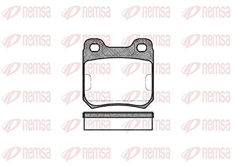 Remsa Brake Pad Set For Disc Brake, 0239.10