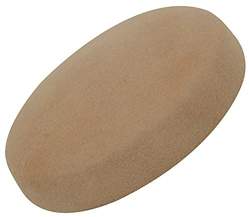 Lawliet A215 Fascinator mit rundem Wollfilz, für Pillendose, camel, Einheitsgröße