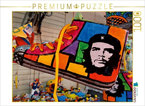 CALVENDO Puzzle Kubanisches Souvenir mit dem Porträt Che Guevaras | 1000 Teile Lege-Größe 64 x 48 cm Foto-Puzzle für glückliche Stunden