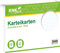 RNKVERLAG 115040 - Karteikarten liniert 7 mm, weiß, DIN A4, 1 Packung à 100 Karten