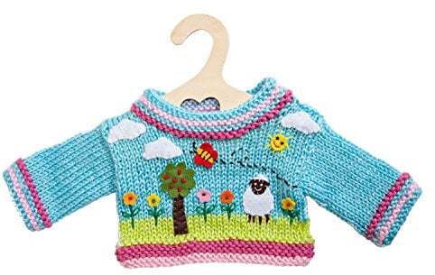 Heless 2154 - Strickpullover für Puppen, Größe 35 - 45 cm