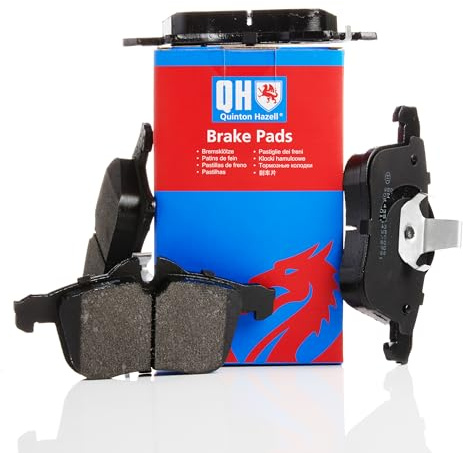 Quinton Hazell Brake Pad Set - 4 OEM Quality Direct Fit Replacement Brake Pads for Single Axle - Front, Rear - BP1435