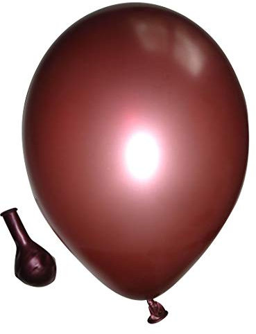 50 Luftballons metallic burgund Premiumqualität Ø ca. 27cm B85 (Standardgröße)