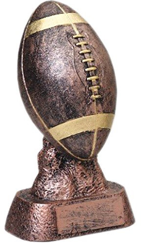 Bronze Finish Football Trophy by Decade Awards