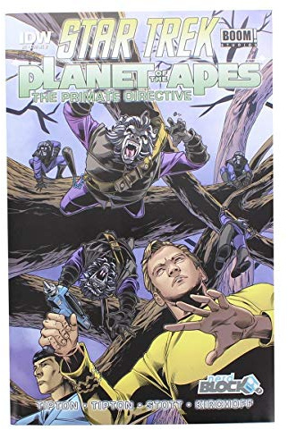 STAR TREK Planet of The Apes The Primate Directive #1 Comic (Nerd Block Variant)