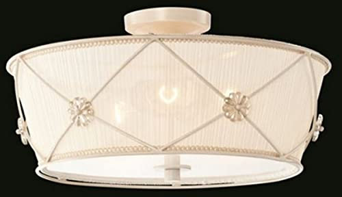 Casa Padrino Barock Decken Kronleuchter Weiß Gold 45 x H 23 cm Antik Stil - Möbel Lüster Leuchter Deckenleuchte Hängelampe