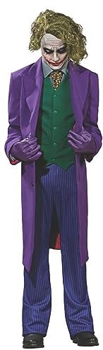 Rubie's Official DC Grand Heritage The Joker Kostüm, aus der Dark Knight Trilogie, für Erwachsene, Herrengröße Medium Halloween