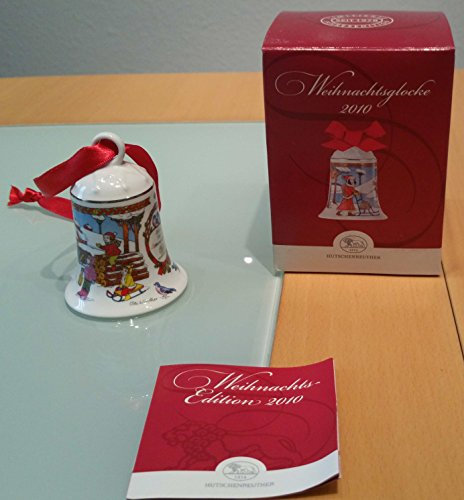 Porzellan Glocke IM ZIMMERWALD WEIHNACHTSGLOCKE 2010 Aktion Hutschenreuther