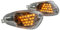 Blinker STR-660.67/CE STR8 für LED für Gilera Runner (bis Bj. 2003), Weiss, vorne, mit Prüfzeichen