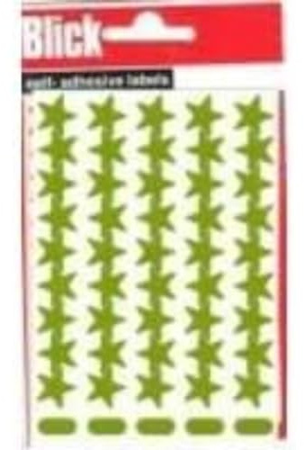 Blick RS02535 14mm Metal Star Label - Gold