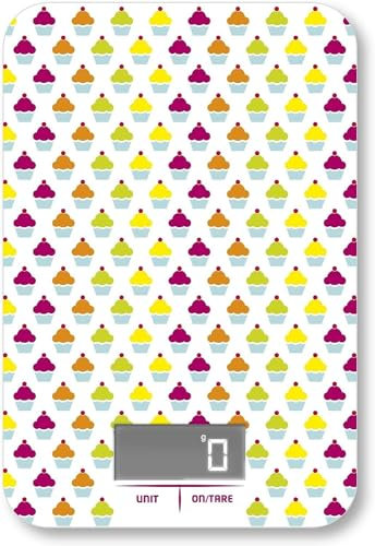 Pebbly 88-8017C Báscula Rectangular electrónica, Multicolor