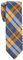 Retreez Herren Prämie Schmale Gewebte Krawatte Plaid Kariert 5 cm - gelb und hellblau