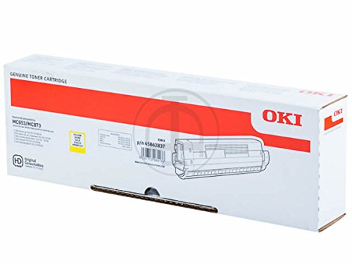 OKI original - OKI MC 853 dnv (45862837) - Toner gelb - 7.300 Seiten