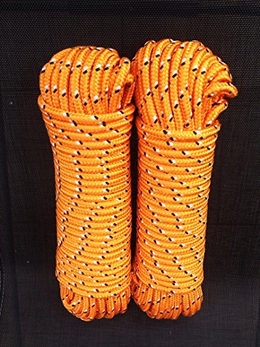 Nr.29 Orange Reepschnur 6 mm x 30 m, Schnur, Reep Seil, Flechtschnur,Allzweckseil,Tauziehen,Schleppseil,Schleppleine,Vielzweckseil,Bootsseil,Seil,Leine,Reepschnur,Reepseil,Schnur,Band,Tauwerk,Tau