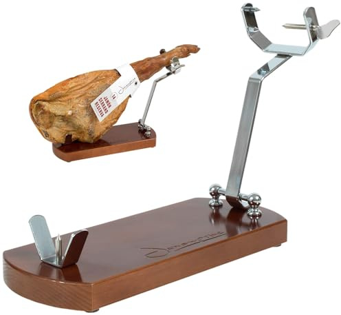 Folding Ham Stand Jamonprive with Non-slip Pads - The Original Ham Holder for Spanish Hams and Italian Prosciutto